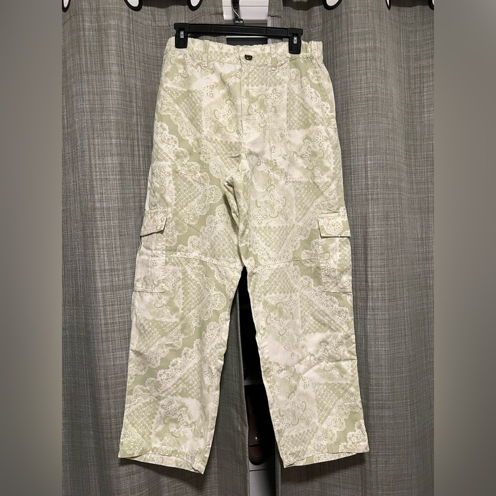 Pilcro Green Cargo Pants